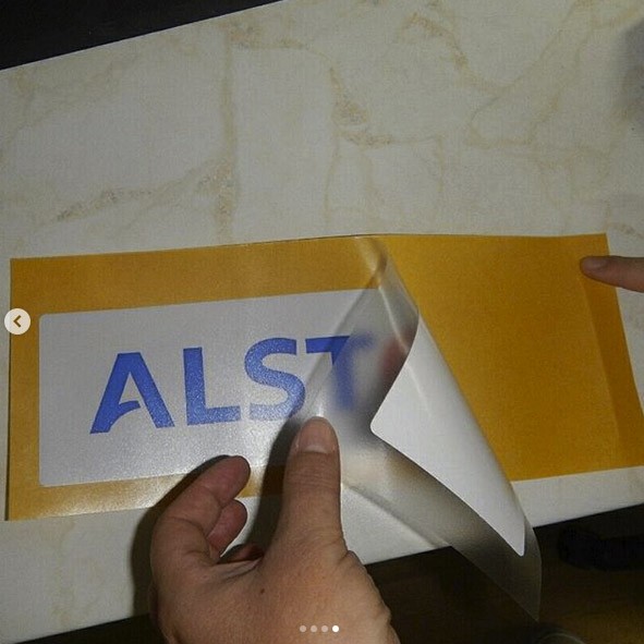 Sticker mit Doppelseite 42N/inch² Klebstoff und transparentem Tape